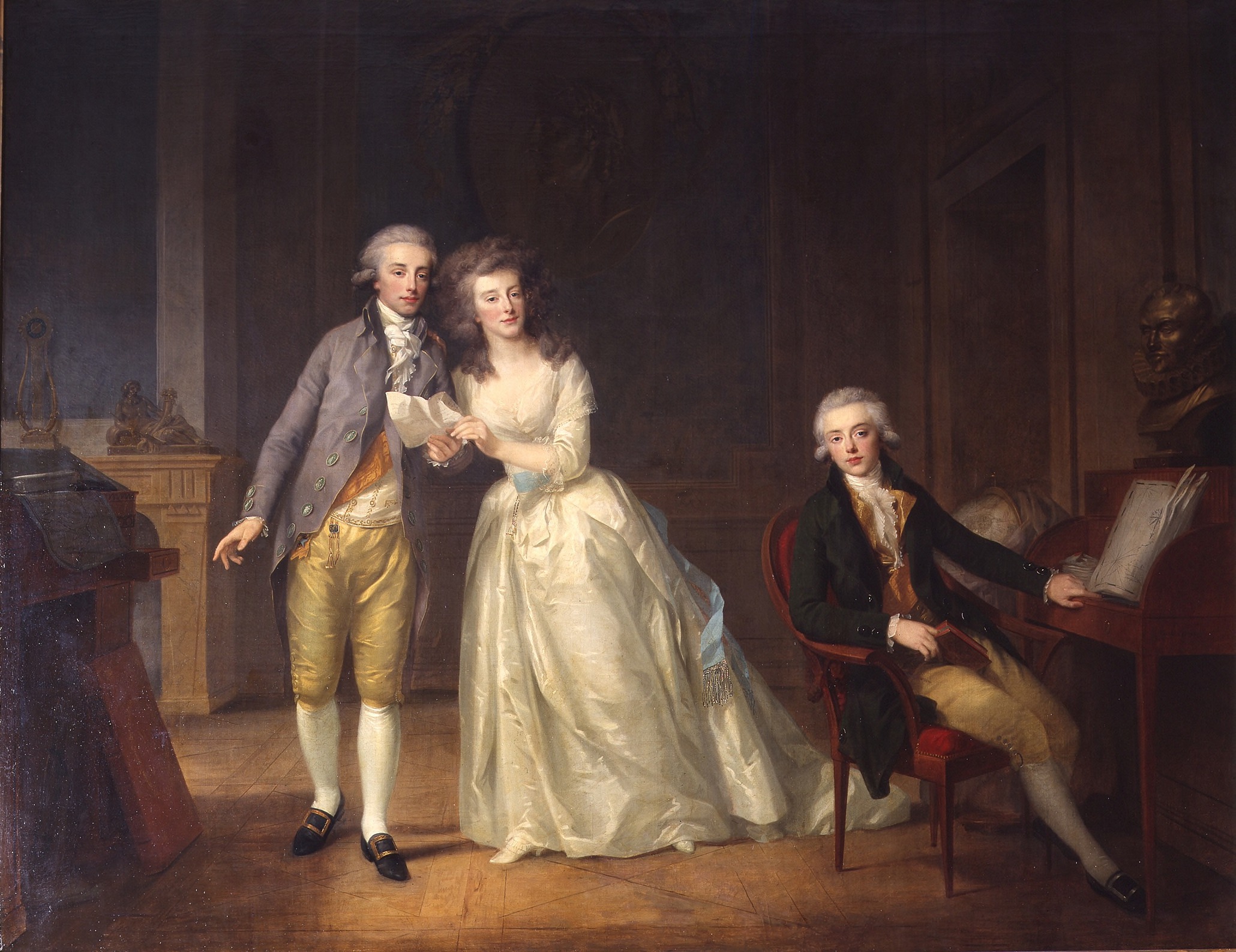 Tischbein Familieportret van de kinderen van stadhouder Willem V